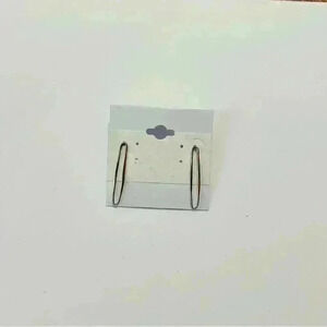 Sterling Silver Oval Earrings